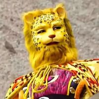 Leopard Mask Journey to the West Sand Sculpture Funny Leopard Headgear Douyin Internet Celebrity Avatar Popular Rubber Mask 【JYUE】