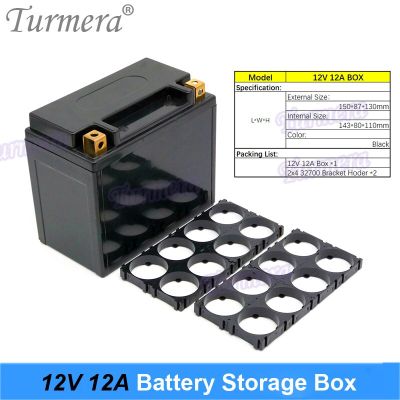 【Wireless】 Turmera กล่องเก็บ12V 12Ah 14Ah ขนาด4S 20A BMS 2X4ด้ามจับนิกเกิลสำหรับ8ชิ้น32700 Lifepo4แหล่งจ่ายไฟอย่างต่อเนื่องใช้