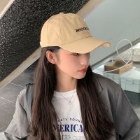 [Free ship] baseball hat womens spring and autumn summer thin section trendy brand niche sunshade letter embroidery cap