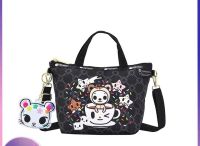 Lesportsac 2023 Tokidoki ร่วมแบรนด์กระเป๋าสะพายข้างแฟชั่นลำลองกระเป๋าสะพายไหล่เดียว L137