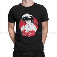 Retro Japan Anime O Neck Tshirt Ranma Manga Fabric Classic T Shirt ManS Tops Individuality Oversized Big Sale