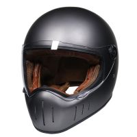 ทอมป์สัน Seluruh Wajah หมวกกันน็อควินเทจชอปเปอร์หมวกกันน็อควินเทจ Funda Casco Moto