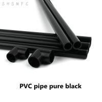 1~5pcs length 50cm OD 20 25 32 40 50mm PVC Black Pipe Fish Tank Aquarium Plumbing Garden Irrigation Adapter Water Pipe Connector Watering Systems  Gar