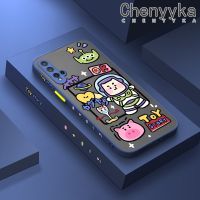 เคส Chenyyka สำหรับ Huawei P20 Lite 2019 Nova 5 Pro Nova 5i Pro เคสการ์ตูนทอยสตอรี่ขอบสี่เหลี่ยมคนต่างด้าวแสงเคสซิลิโคนเคสมือถือกันกระแทกแข็งแบบบางคลุมทั้งหมดเคสป้องกันเลนส์กล้อง