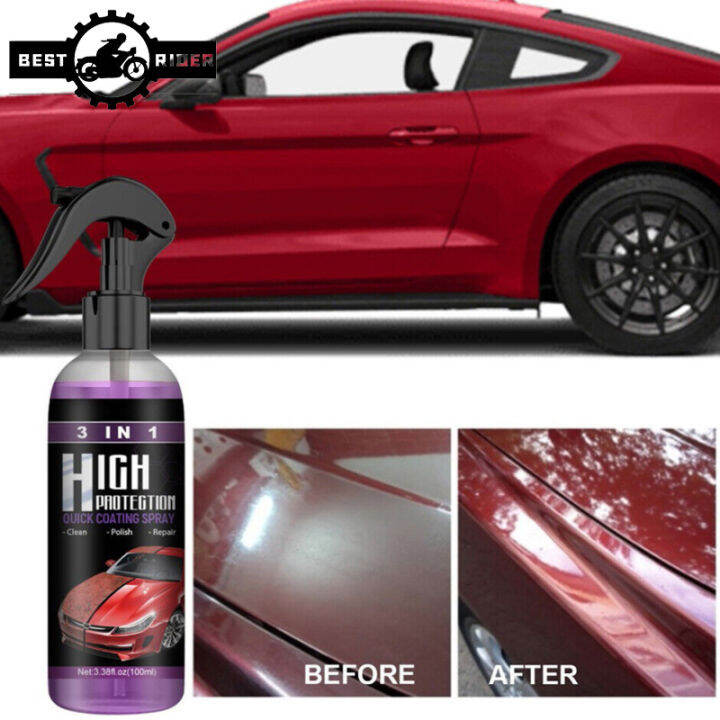 Rayhong 100ml 3 In 1 High Protection Quick Car Coating Spray Automatic