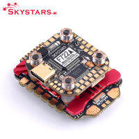 SKYSTARS 4IN1 55A AM32และ F722FC ESC MINI 20 × 20Mm Stack 3-6S Baro Built-In OSD Full Color LED สนับสนุน DJI RC สำหรับแข่ง FPV