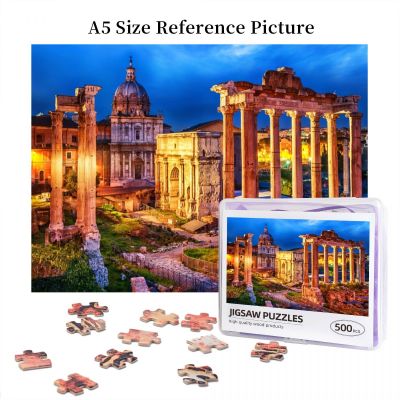 Roman Forum Wooden Jigsaw Puzzle 500 Pieces Educational Toy Painting Art Decor Decompression toys 500pcs