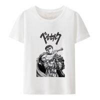 Berserk-Camiseta Vintage de dibujos animados para hombre y mujer, ropa Harajuku, Hip Hop, Anime