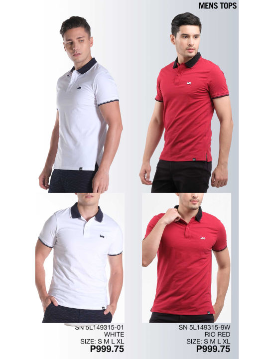 LEE POLO SHIRT FOR MEN 5L149315 100% ORIGINAL V20 | Lazada PH