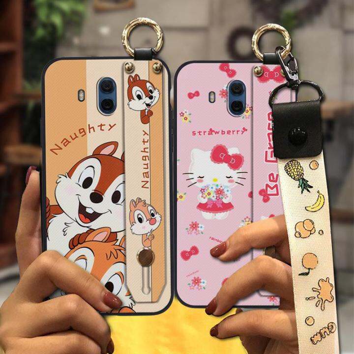 tpu-anti-dust-phone-case-for-huawei-mate-10-pro-cover-soft-original-silicone-wrist-strap-anti-knock-fashion-design-cute