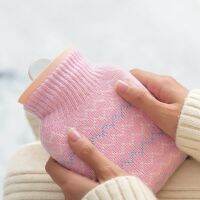 Hot Water Bag Knitted Sleeve Winter Mini Silicone Hand Warmer Portable Explosion Proof Microwave Heating Handwarmerb 2022 New