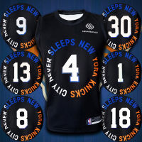 เสื้อบาส เสื้อบาสเกตบอล NBA New York Knicks เสื้อทีม นิวยอร์ก นิกส์ #BK0082 รุ่น City ไซส์ S-5XL