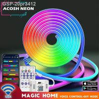 เพลิดเพลินกับ20pr3412 Luz De Tira RGB WiFi Lâmpada Eçável Dreamcolor Luz Atmosférica Feavançado 32 85 P12-24V Suporte Alexa