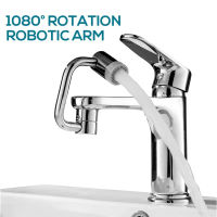 Universal 1080° Rotatable U shaped Robotic Arm Faucet Aerator Extender Kitchen Washbasin Tap Splash Filter Bubbler Nozzle