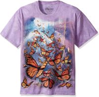 The Mountain Mens Monarch Butterflies T-Shirt