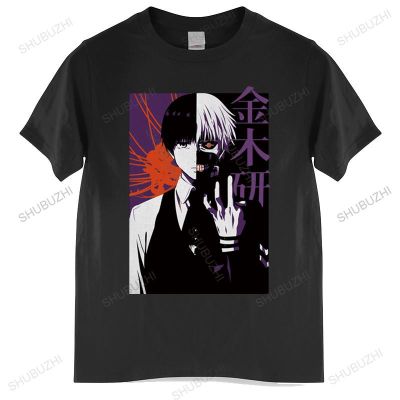 [COD]ใหม่ เสื้อยืดลําลอง แขนสั้น พิมพ์ลาย Tokyo Ghoul Kaneki Split Face แฟชั่นฤดูร้อน สําหรับผู้ชาย ไซซ์ Euro TOPSS-5XL  A3B8