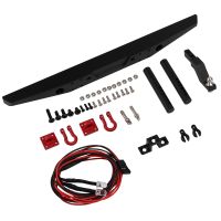 Metal Rear Bumper with LED Light for Axial SCX10 &amp; SCX10 II 90046 TRAXXAS TRX4 1/10 RC Crawler Car Upgrade Parts