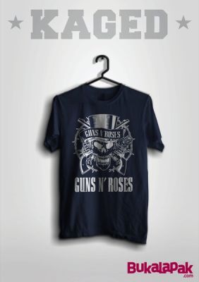 เสื้อยืดผู้ชาย Band Guns N Roses  Musik 1KaGed1 & WARNABIRUDONGKER เสื้อยืด
