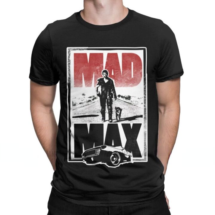 Mad Max TShirts for Men Fury Road Movie Warrior Tom Hardy Action Sci Fi  Driving Cars Tee Men Clothing Ropa Hombre Camisetas 