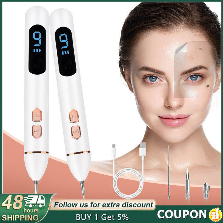 Plasma Mole Removal Pen Laser Sets Wart Remover Skin Pore Care Tools ...