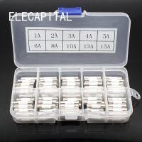 XMM-100pcs Ceramic Fuse 5mm X 20mm Slow Blow T 1a 2a 3a 4a 5a 6a 8a 10a 13a 15a 250v