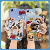Solid color Cartoon Phone Case For iphone 7/8/iphone SE 2020/SE2 cute phone case protective case Lens bump protection