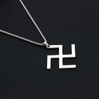 ฮิปฮอปจี้ครอบงำแฟชั่นสร้อยคอ Swastika ตัวอักษร Hipster บุคลิกภาพจี้สร้อยคอผู้ชาย