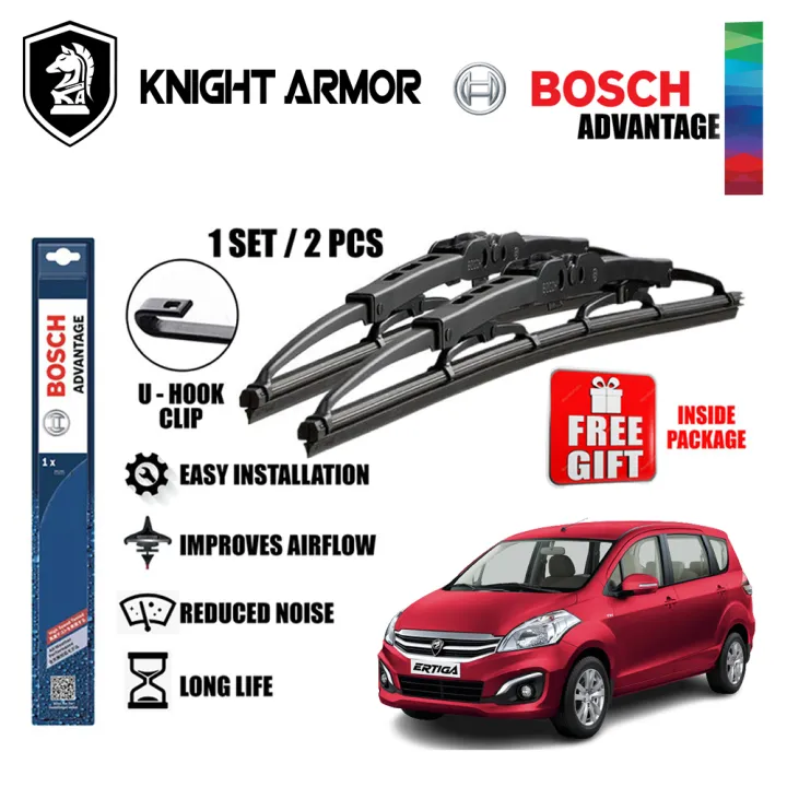 ERTIGA Windshield Wiper BOSCH Advantage 1 Set Sepasang A pair 2pcs Lazada