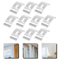 DWDYMALL 10pcs Louver การติดตั้งม่านติดตั้งบานลือม่านท็อปส์