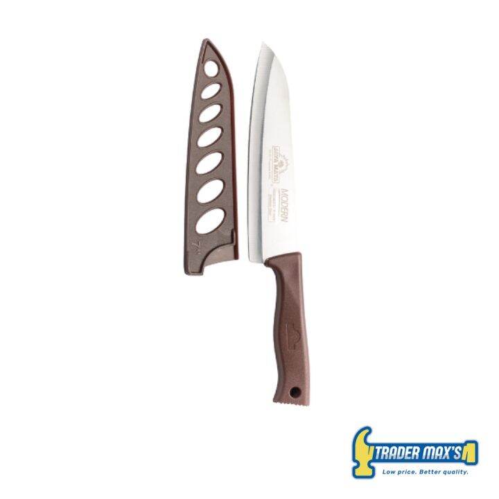 JAYA MATA JM257 7" Colour Handle Knife With Cover Raw Food Knife