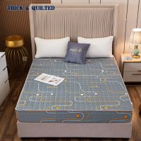 【CW】 UPzo Cartoon Children Bed Cover Quilting Fitted bed Sheet Thicker Mattress Protector (No Pillowcase)