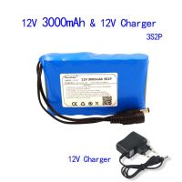 【Factory-direct】 12V 18650แพ็ค16800MAh 18650แบบชาร์จไฟได้12.6V ชุดแบตเตอรี่ลิเธียมแผ่นป้องกัน + 12.6V 1A ชาร์จ