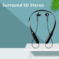 hot【DT】 Bluetooth Headset NeckHanging Stereo Noise Reduction 5.0 Microphone