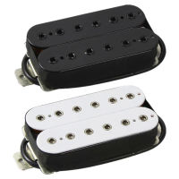 FLEOR 1ชิ้น Alnico 5 Humbucker Pickup คอกีตาร์ไฟฟ้าสะพานรถกระบะ-เสาปรับได้ชิ้น