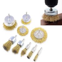 Multi-purpose 9pcs/set Drill Brush Cleaner Rust Paint Removing Steel Wire Brush Wheel Buffing Rotary Polishing Cleaning Tools