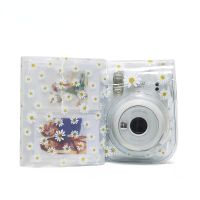 【NEW】 กระเป๋ากล้องเดซี่ใสพร้อมมัดอัลบั้มรูป64กระเป๋าสำหรับ Fujifilm Instax Mini 11 9 8 Film Instant Camera