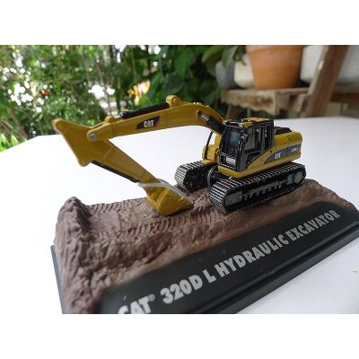 ☋✱◊ jiozpdn055186 320dl Escavadeira Empilhadeira De Engenharia Veículo Modelo Do Versão Velha 1:87 Coleção Brinquedo Presente Ornamento Lembrança