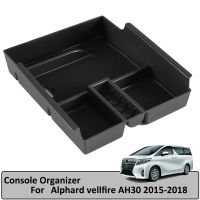 Car Central Interior Armrest Insert Organizer Storage Box Fit for Toyota Alphard Vellfire 2015-2018