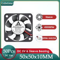 Gdstime Dc 5 V 5โวลต์2pin 50X10มม. เครื่องพิมพ์3d 5010อินเวอร์เตอร์พัดลมเย็น