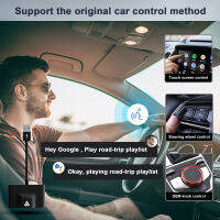 Wireless Android Auto Adapter สำหรับ OEM รถยนต์ AA แบบมีสาย Android Auto Dongle สำหรับศัพท์ Android แปลงแบบมีสายเป็น Wireless 5Ghz WiFi