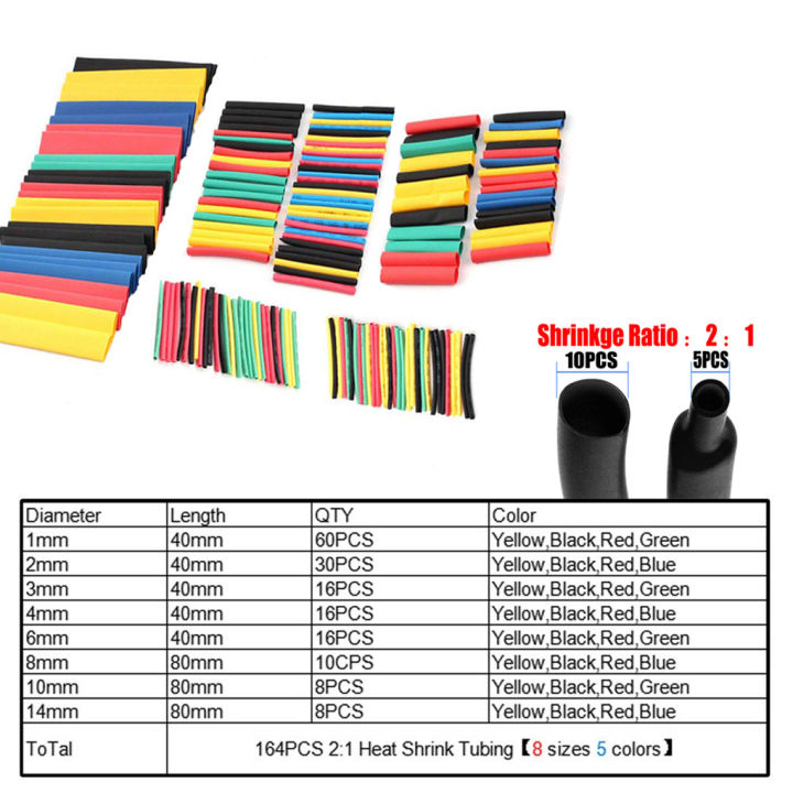 164pcs-heat-shrink-tube-kit-insulation-sleeving-polyolefin-shrinking-assorted-heat-shrink-tubing-wire-cable