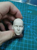 16 Scale Beauty Head Sculpt สำหรับ12นิ้ว Action Figure ตุ๊กตา Unpainted Head Sculpt No.394