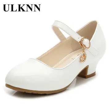 Children's kitten heel on sale shoes