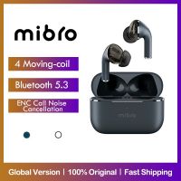 Mibro M1 TWS Bluetooth V5.3 Earphone 4 Moving Coil Wireless Headphones ENC Call Noise Cancellation IPX4 Waterproof Sport Headset