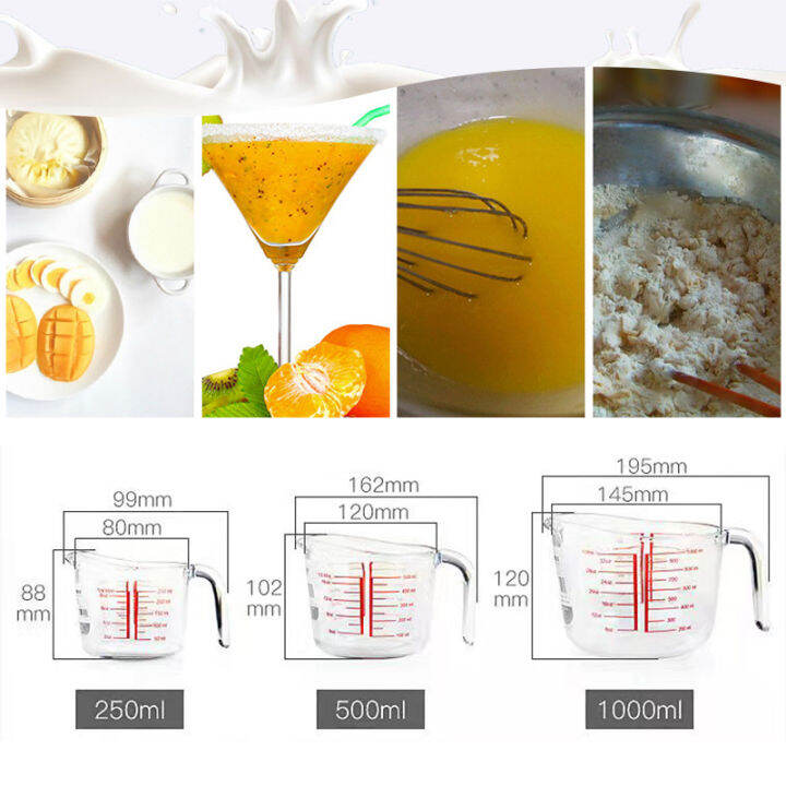 แก้วตวง-แก้วตวง-8-ออนซ์-250ml-500ml-1000ml-ถ้วยตวง-measuring-cup-แก้วชงกาแฟ-ถ้วยตวงน้ำ-ถ้วยตวง-ทนความร้อนสูงxph162