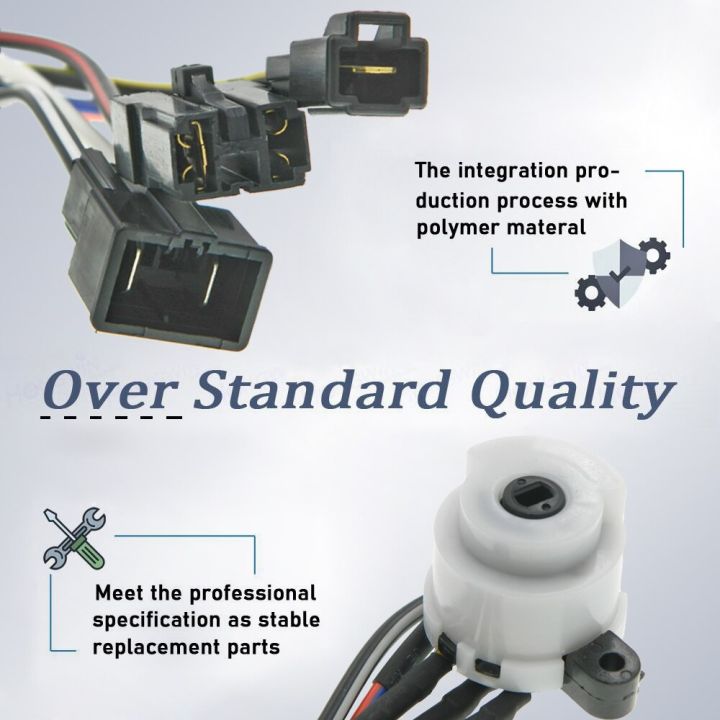 oem-ub71-66-151-ub7166151-ignition-coil-starter-switch-fits-mazda-b1600-b2000-b2600-for-kia-pride-with-wire-harness-plug