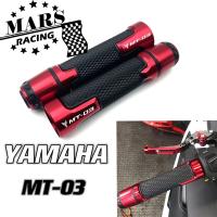 Fit สำหรับ YAMAHA ใหม่ MT-03 MT03 Mt03รถจักรยานยนต์อุปกรณ์เสริม22Mm Hand Grips ยางเจล Handle Grip Handlebar ฝาครอบ Handle ตกแต่ง Cover