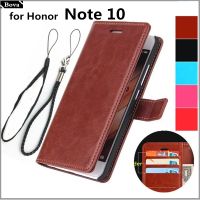 ℡☜⊕ For fundas Honor Note 10 card holder cover case for Huawei Honor Note 10 (6.95 ) leather phone case wallet flip retro cover