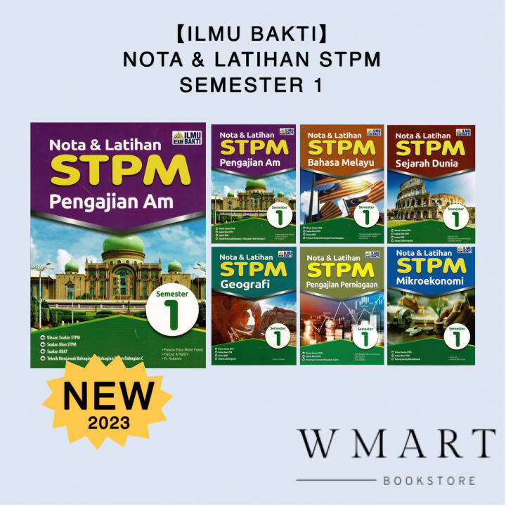 【Ilmu Bakti】Nota & Latihan STPM Semester 1 — (2023) | Lazada