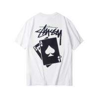 ┅ Pure cotton 100 Stuˉssˉy/Stuˉssˉy basic poker fashion brand short-sleeved T-shirt casual loose men and women